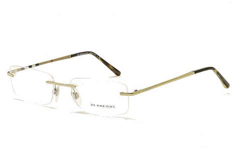 burberry rimless eyeglasses frames|men's burberry glasses frames.